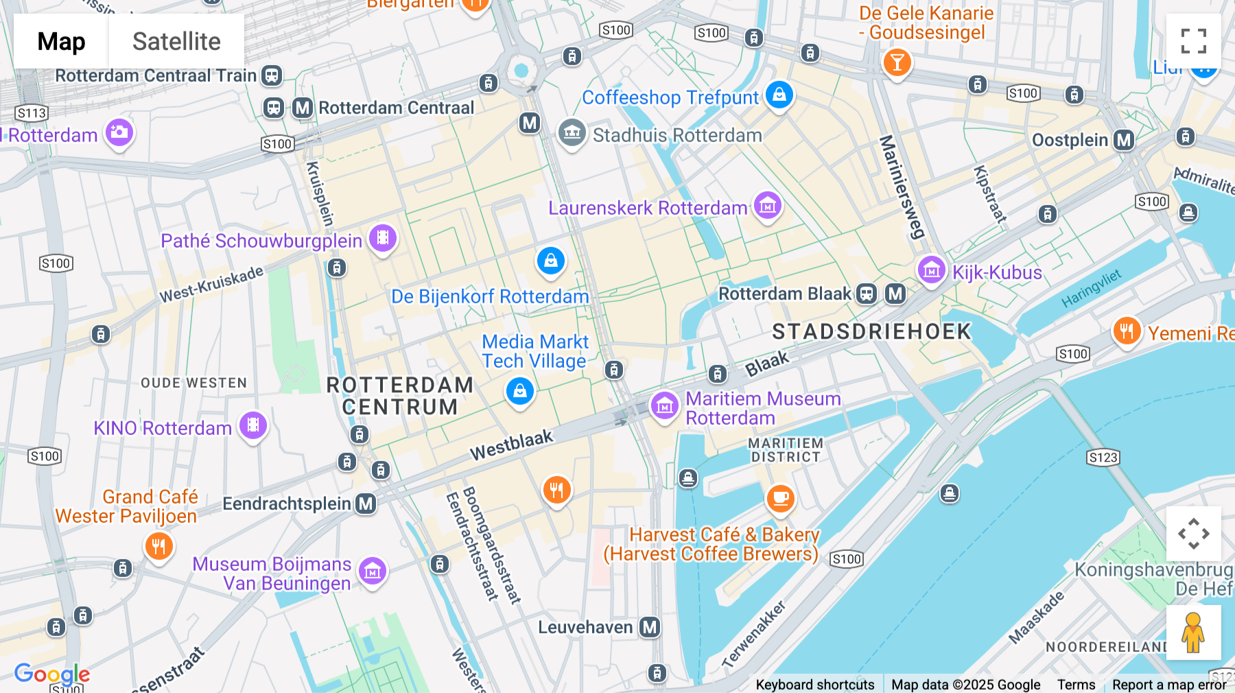 Click for interative map of Coolsingel 104, Rotterdam
