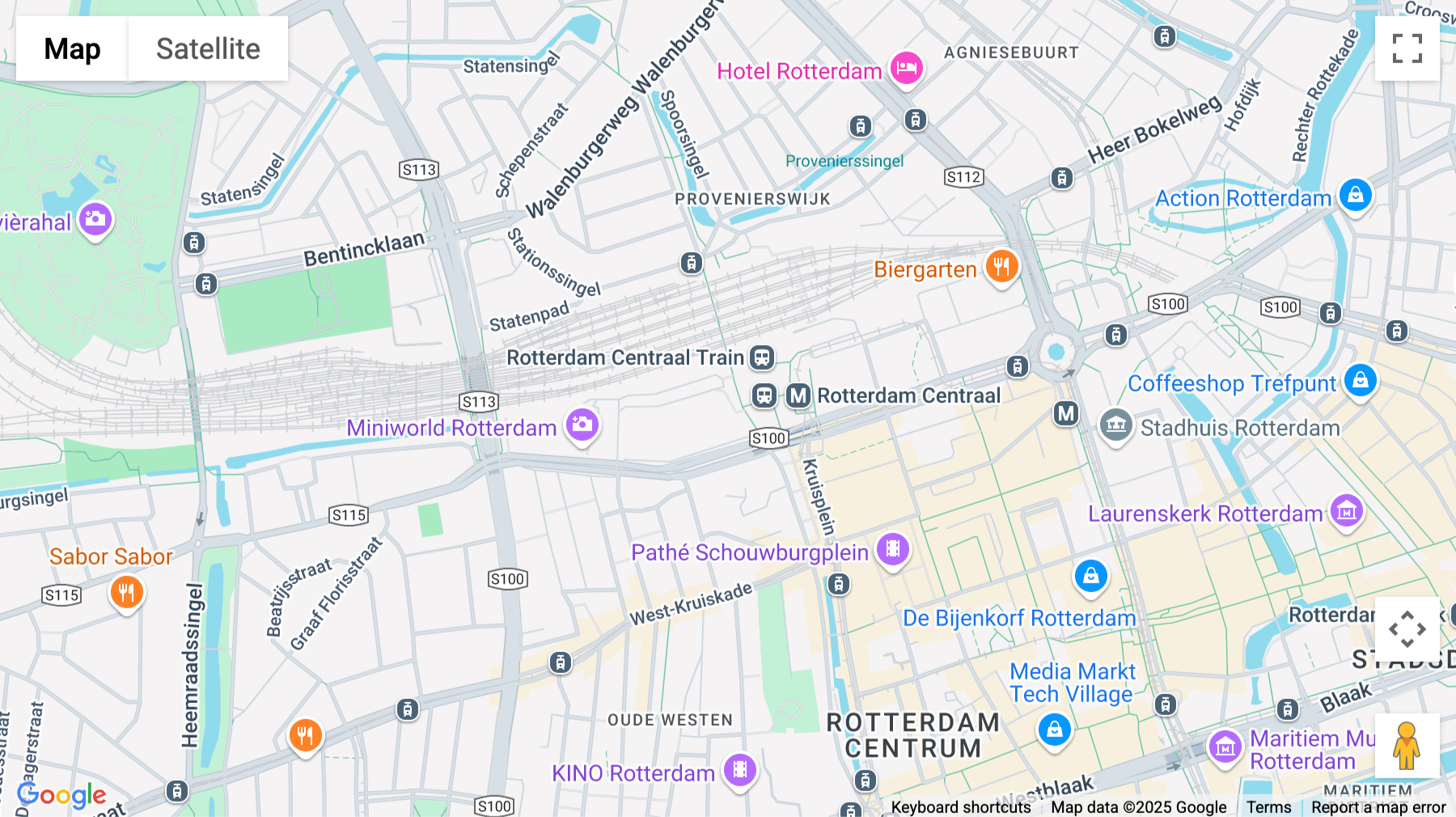 Click for interative map of Stationsplein 45, Rotterdam