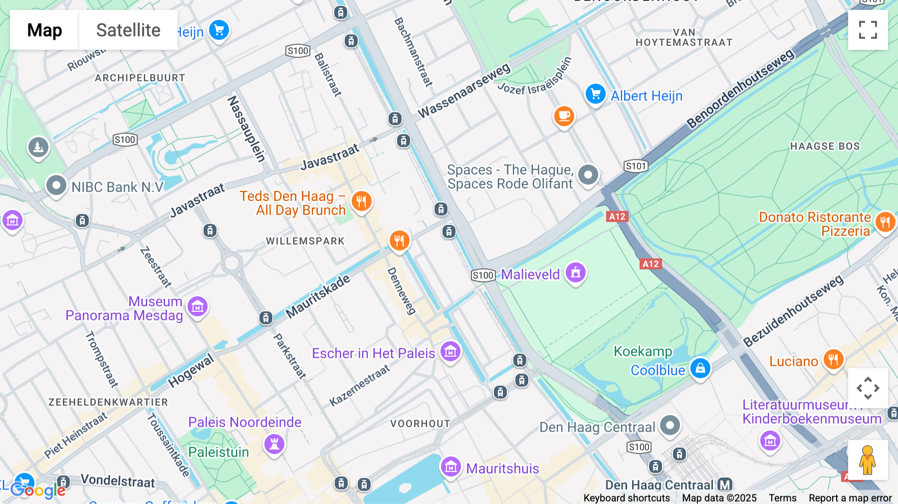 Click for interative map of Koninginnegracht 10, The Hague
