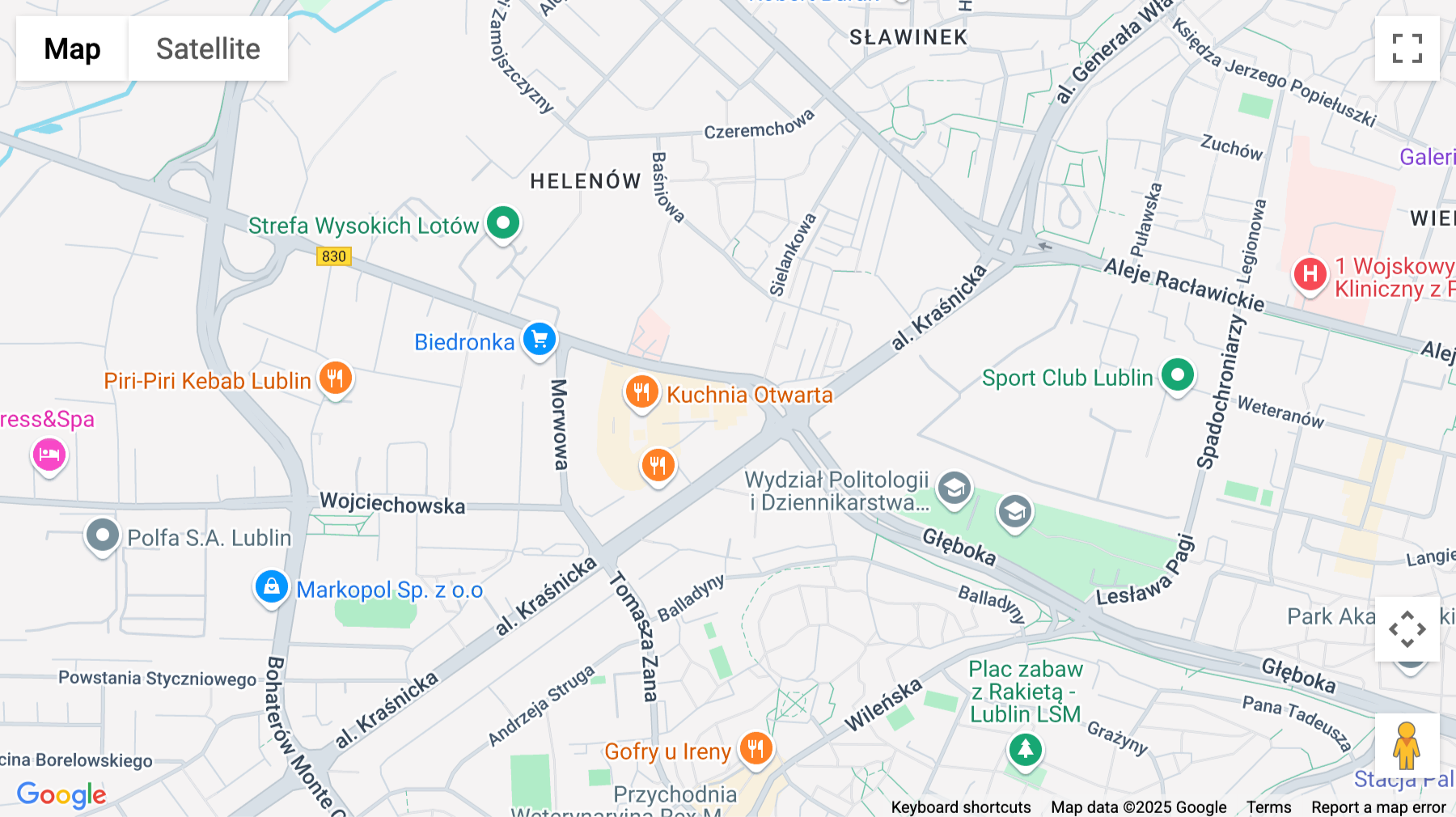 Click for interative map of Kraśnicka 27, CZ Office Park, Lublin