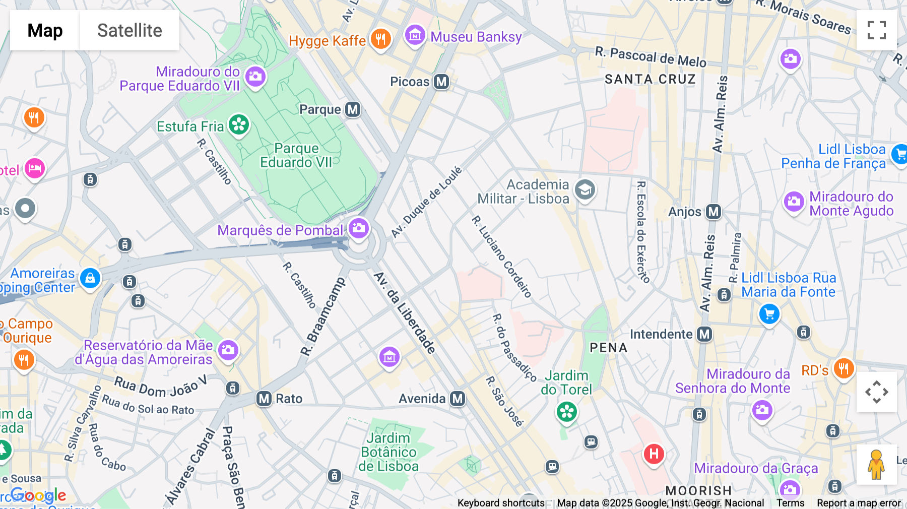 Click for interative map of Marques, Rua do Conde Redondo, 145, Lisbon