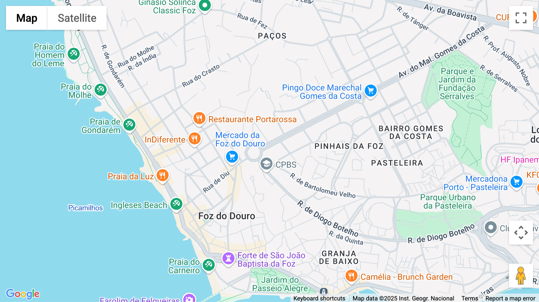 Click for interative map of Avenida Marechal Gomes Da Costa, 1551, Porto