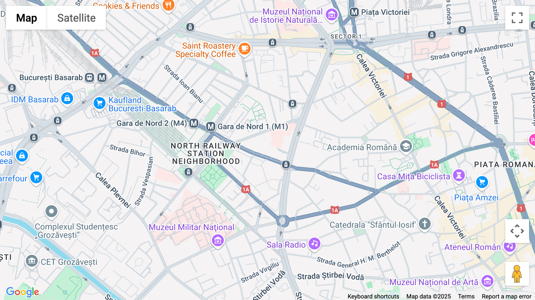 Click for interative map of Calea Griviței 82-98, 1st Floor, Bucharest