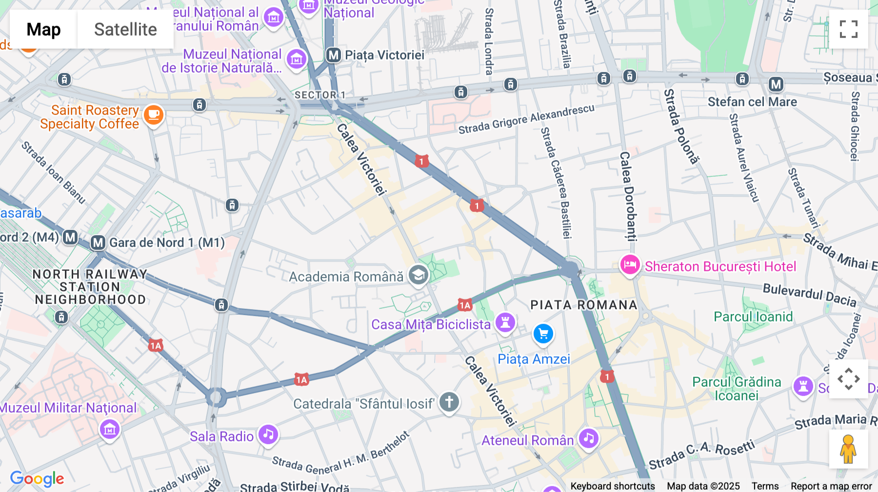 Click for interative map of Strada Nicolae Iorga 5, Bucharest