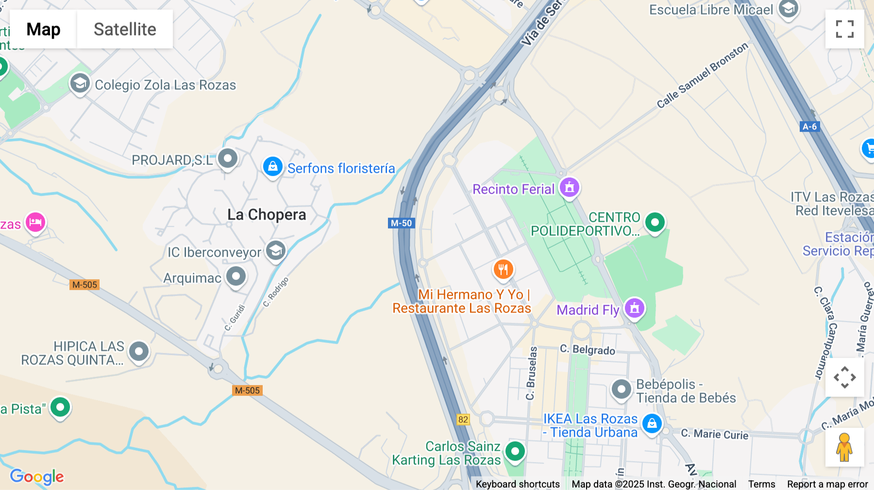 Click for interative map of Calle Castillo de Turégano, 3, Las Rozas de Madrid