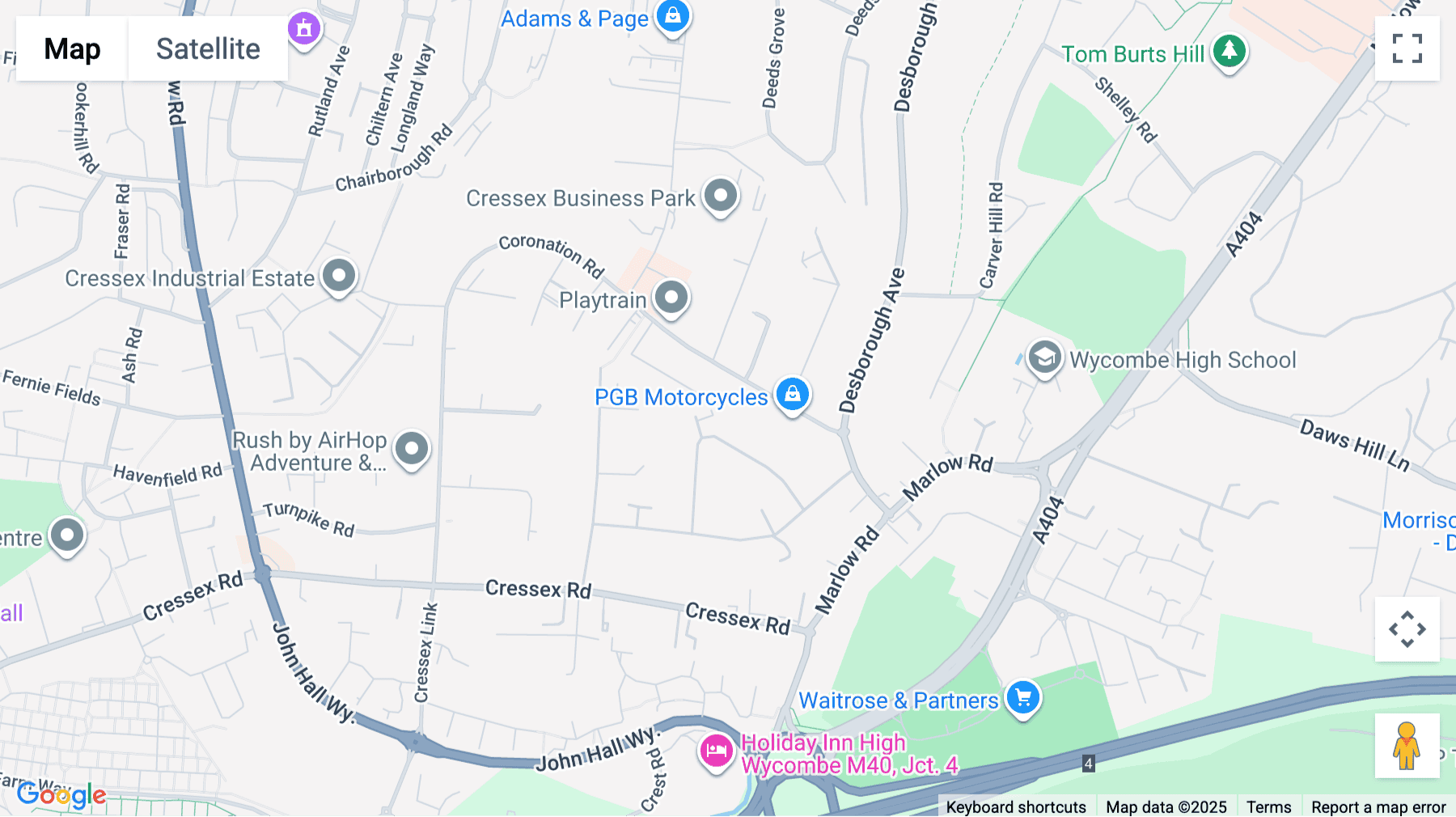 Click for interative map of Cliveden Office Village, Lancaster Road, High Wycombe