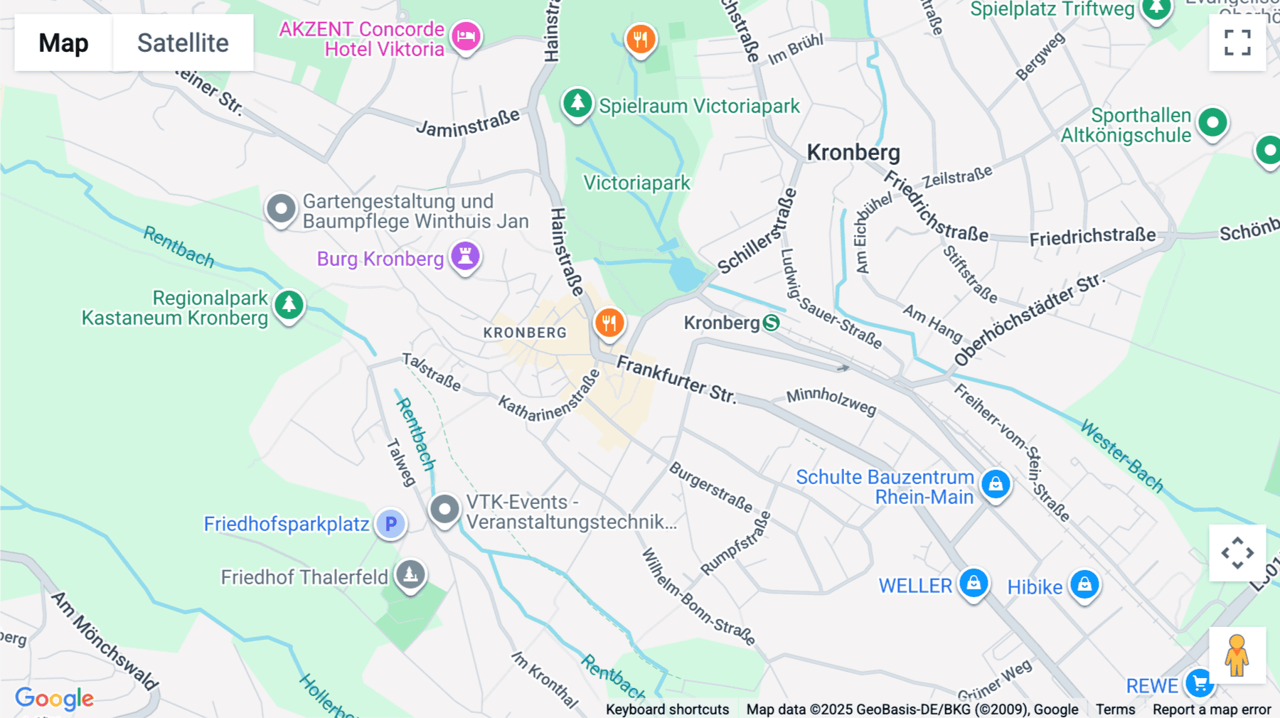 Click for interative map of Frankfurter Strasse 11, Kronberg