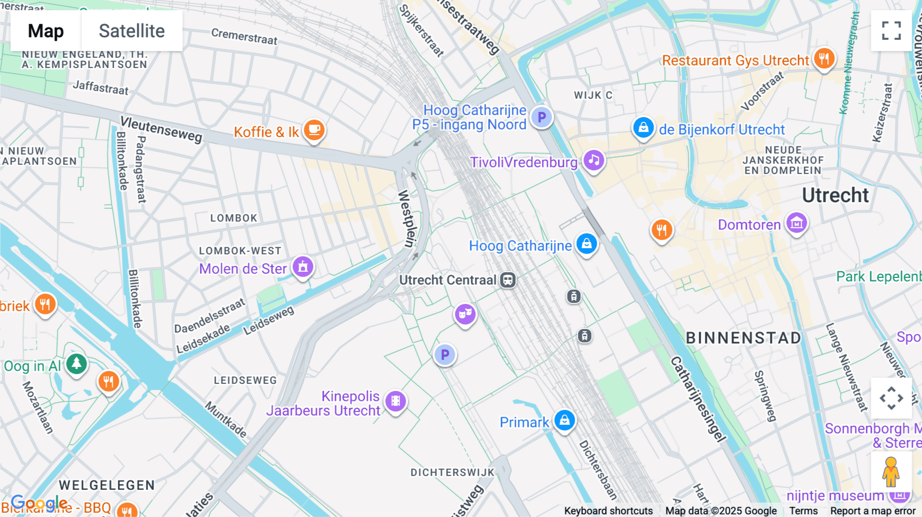 Click for interative map of Stadsplateau 3, Stadsplateau 27-29, Utrecht