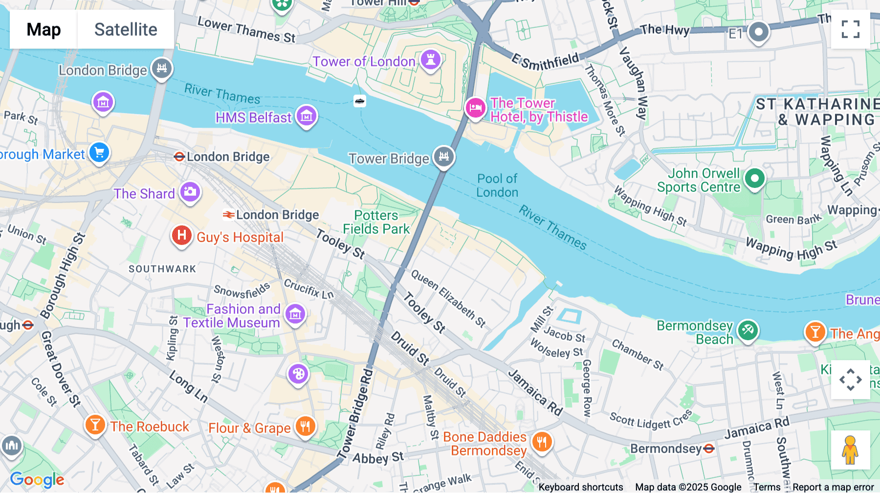 Click for interative map of 2-7 Brewery Square, Knot House, London