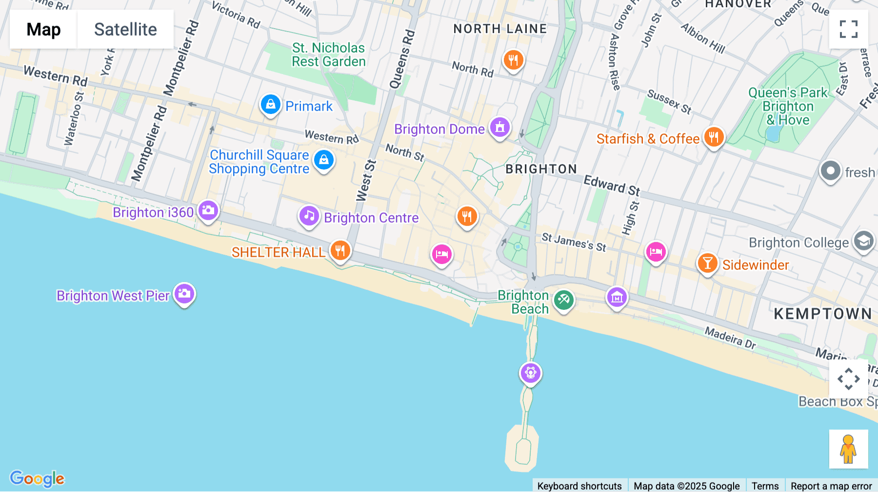 Click for interative map of Bartholomew Square, Barts House, Brighton
