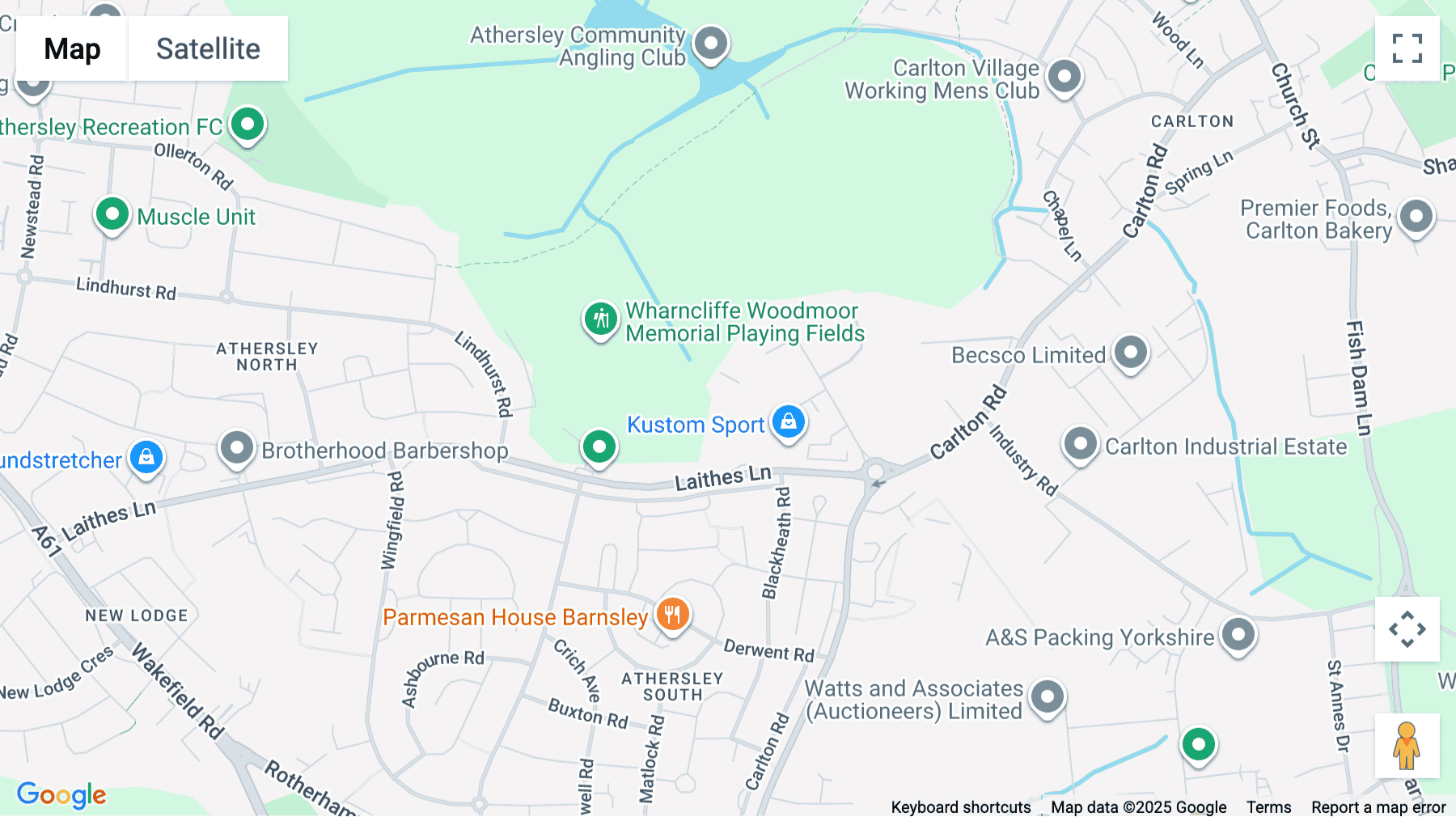 Click for interative map of Wharncliffe Business Park, Longfields Court, Barnsley