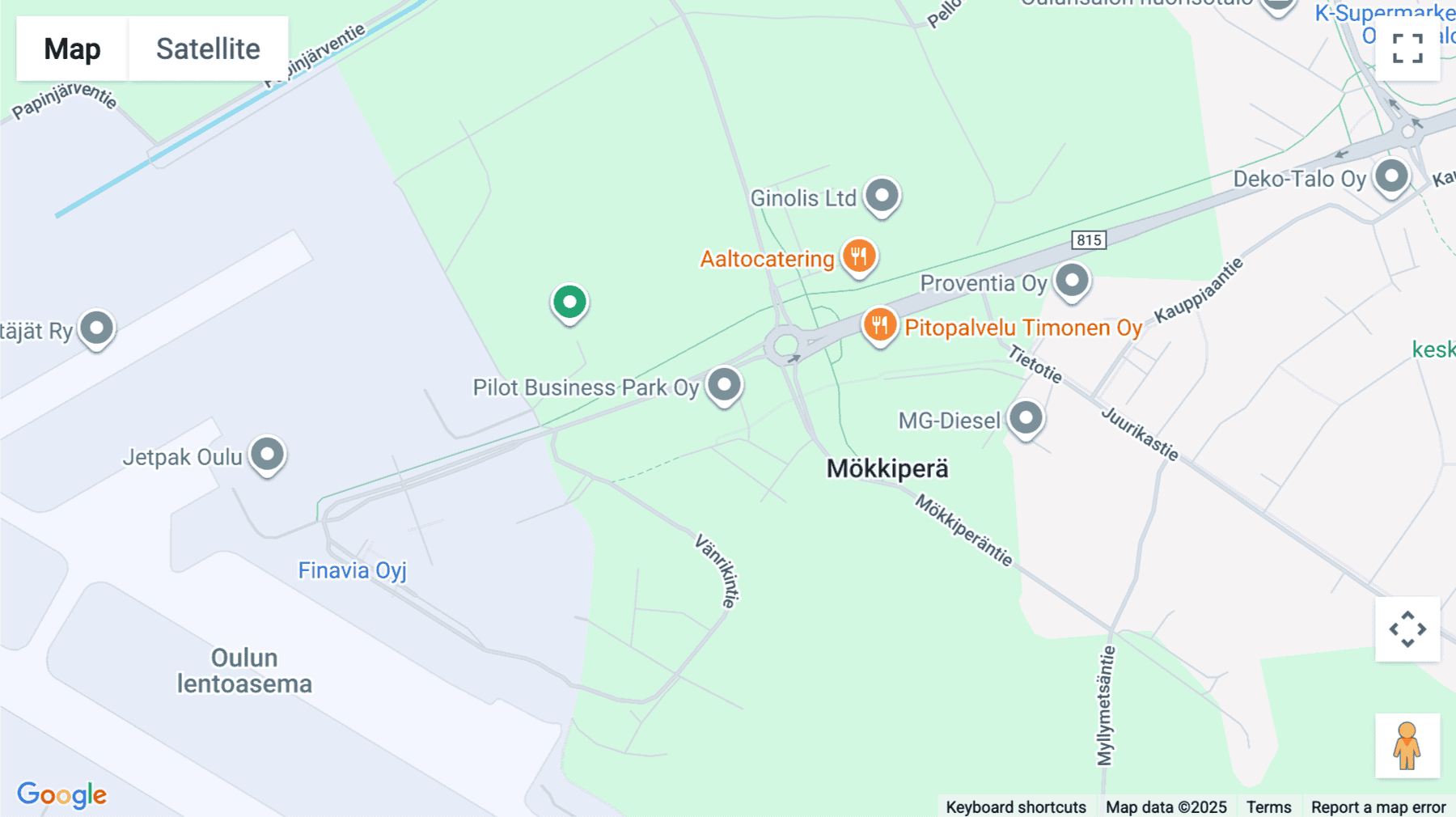 Click for interative map of Lentokatu 2, 3rd Floor, Oulu