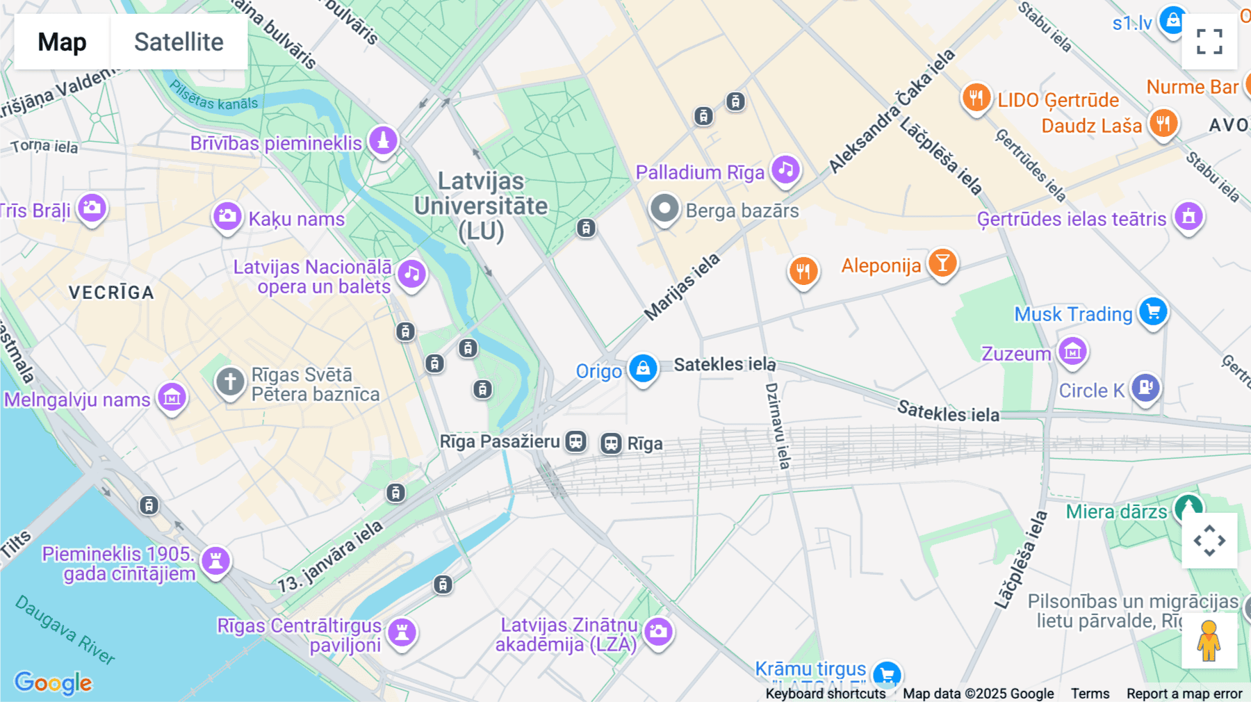 Click for interative map of Marijas Iela 2a, Novira Plaza, Riga