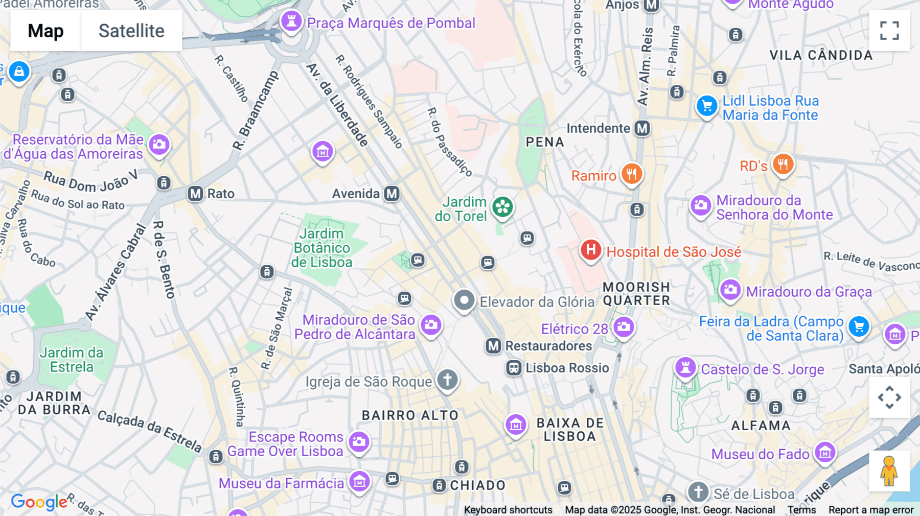Click for interative map of Avenida Liberdade 36, Piso 7, Lisbon