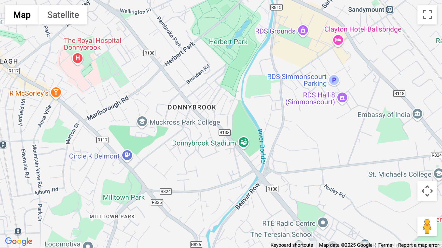 Click for interative map of 36-42 Donnybrook Road, Units 2-4, First Floor, Donnybrook House, Dublin