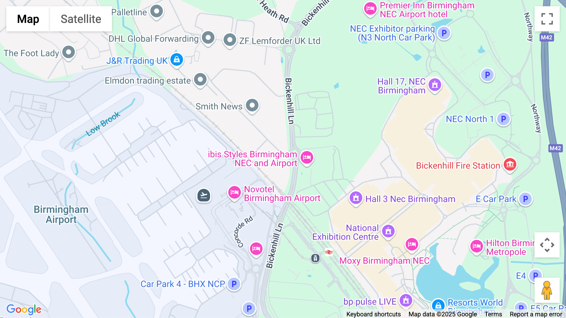 Click for interative map of Bickenhill Lane, Ingenuity House, Birmingham