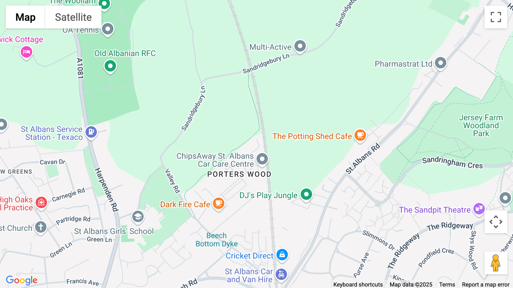 Click for interative map of Sandridge Park, Oak Court Business Centre, Ground Floor, St Albans