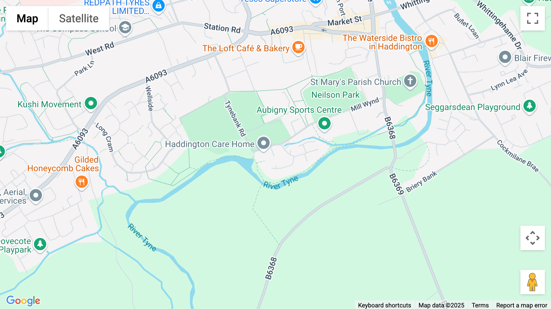 Click for interative map of Unit 1, Cheviot House, Mill Wynd, Haddington