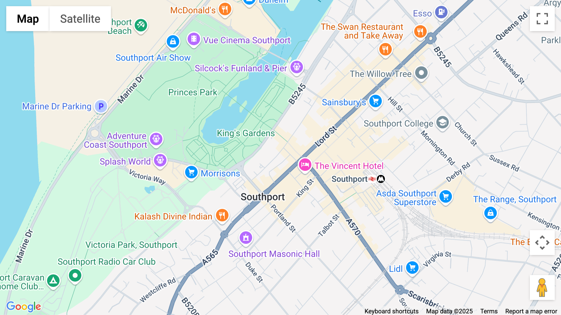 Click for interative map of 2nd & 3rd Floor, 30 West Street, Southport
