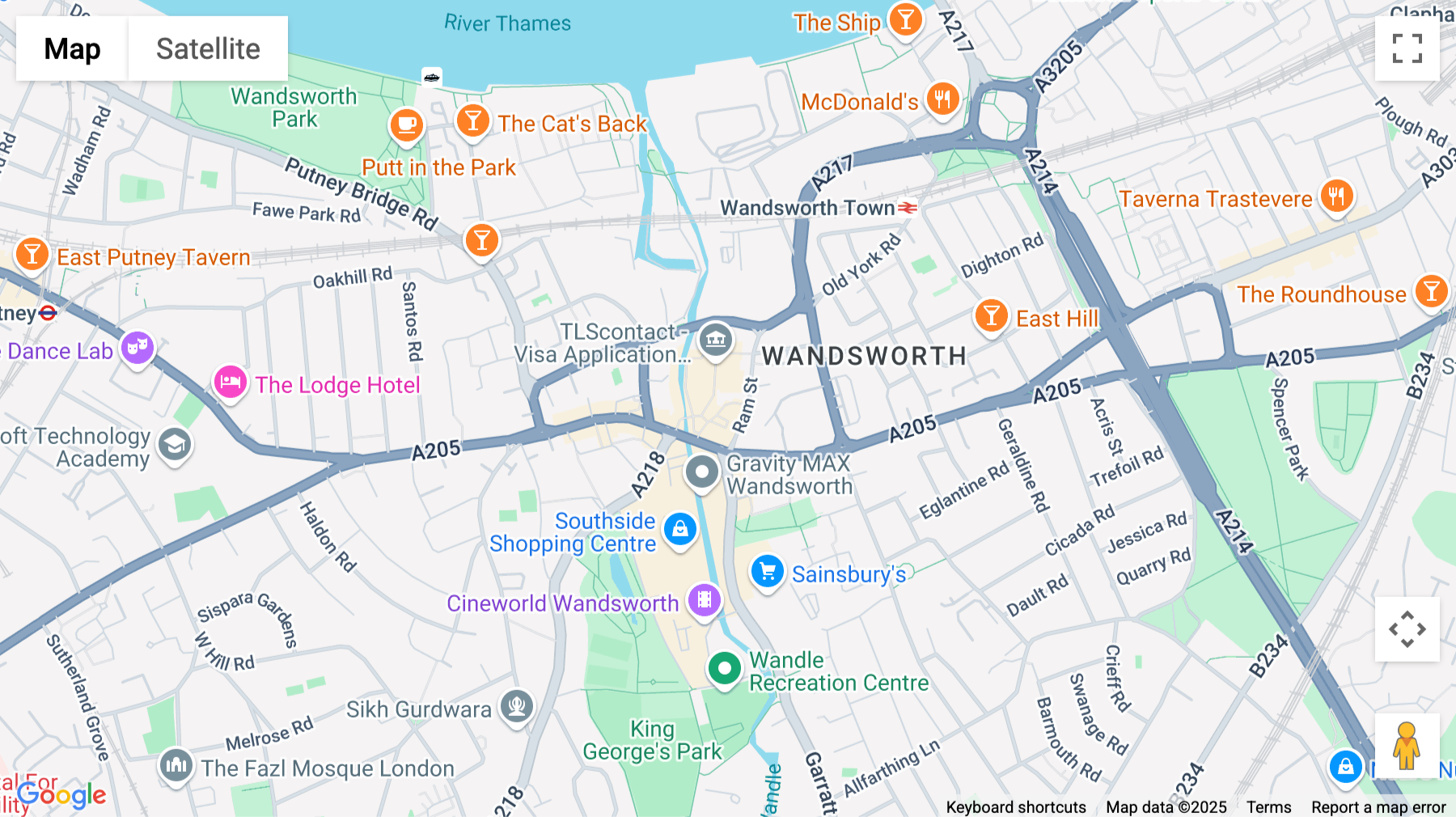 Click for interative map of 1 Bubbling Well Square, London