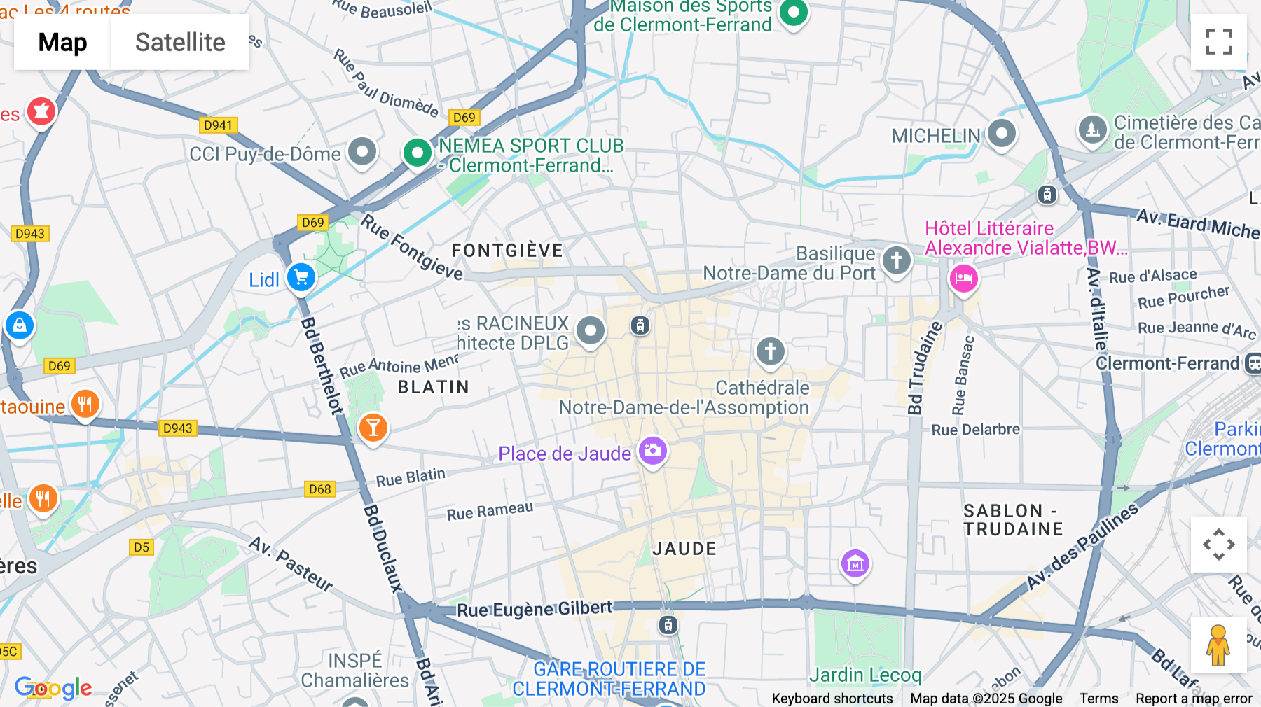 Click for interative map of 26 Avenue Des Etats-Unis, Clermont-Ferrand