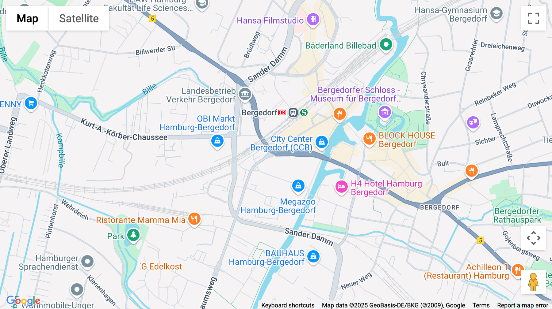 Click for interative map of Bergedorfer Straße 92, 1st & 2nd Floor, Hamburg