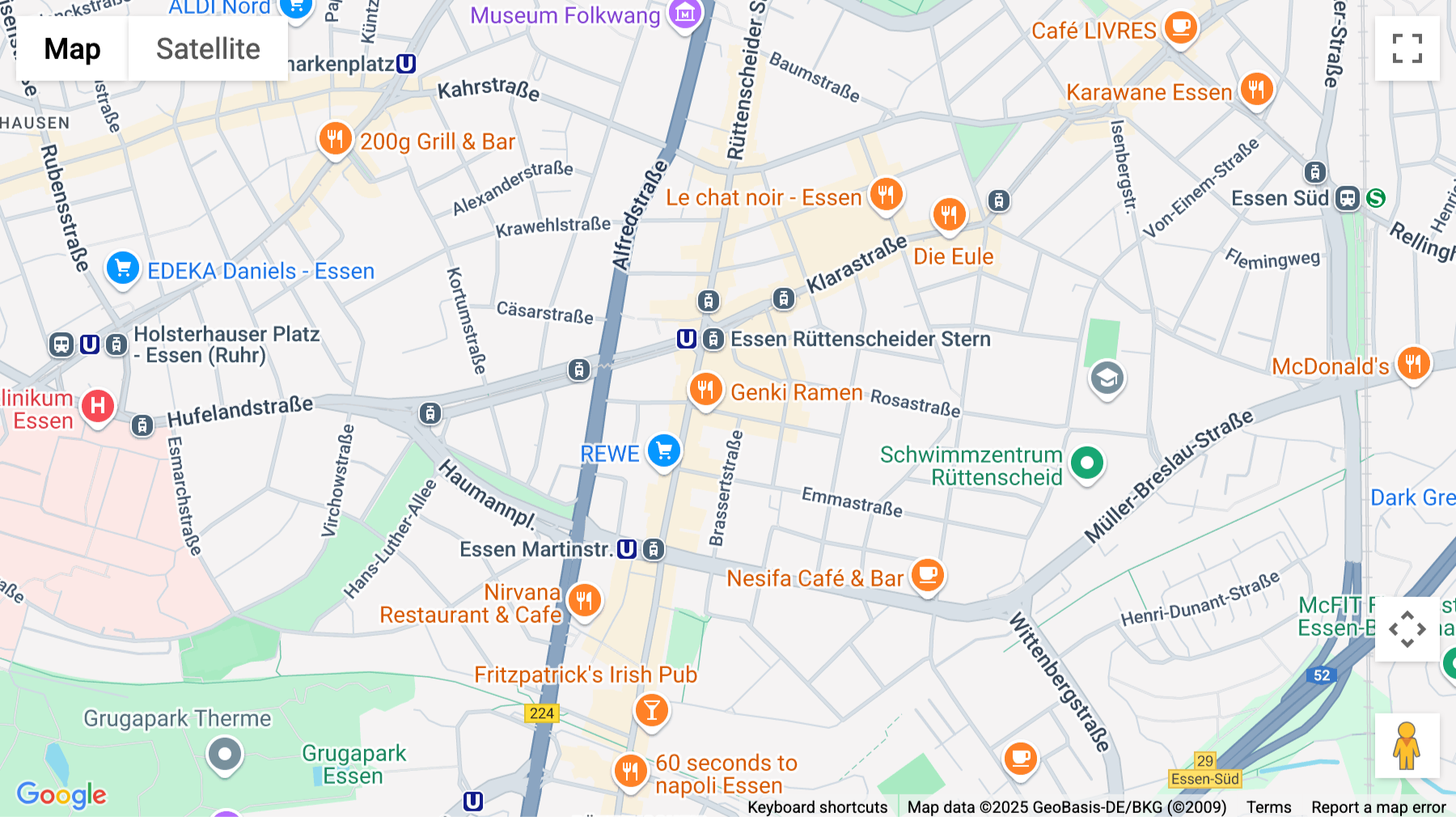Click for interative map of Dorotheenstraße 5, Essen