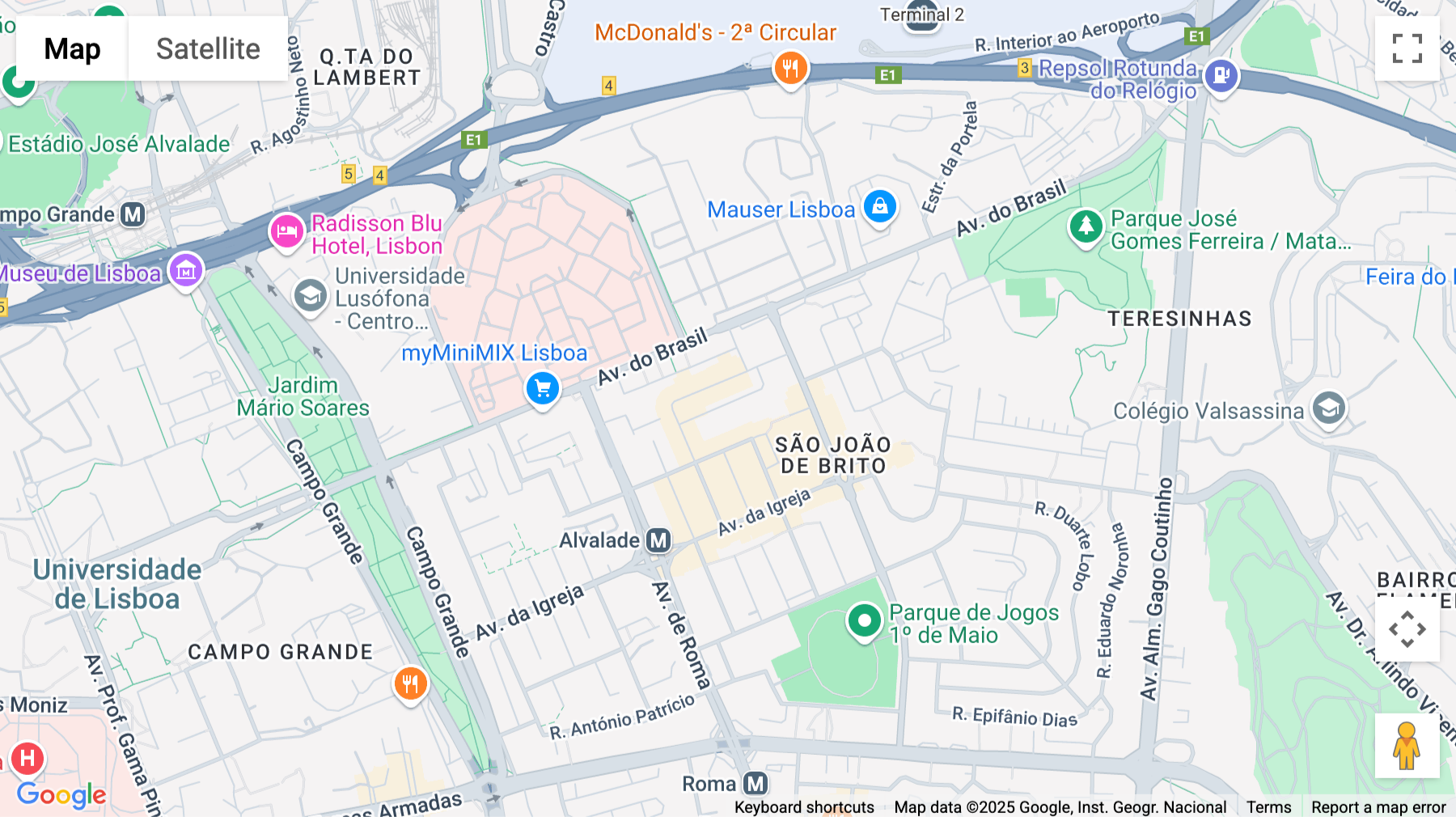 Click for interative map of Rua Do Centro Cultural 27A, Lisbon