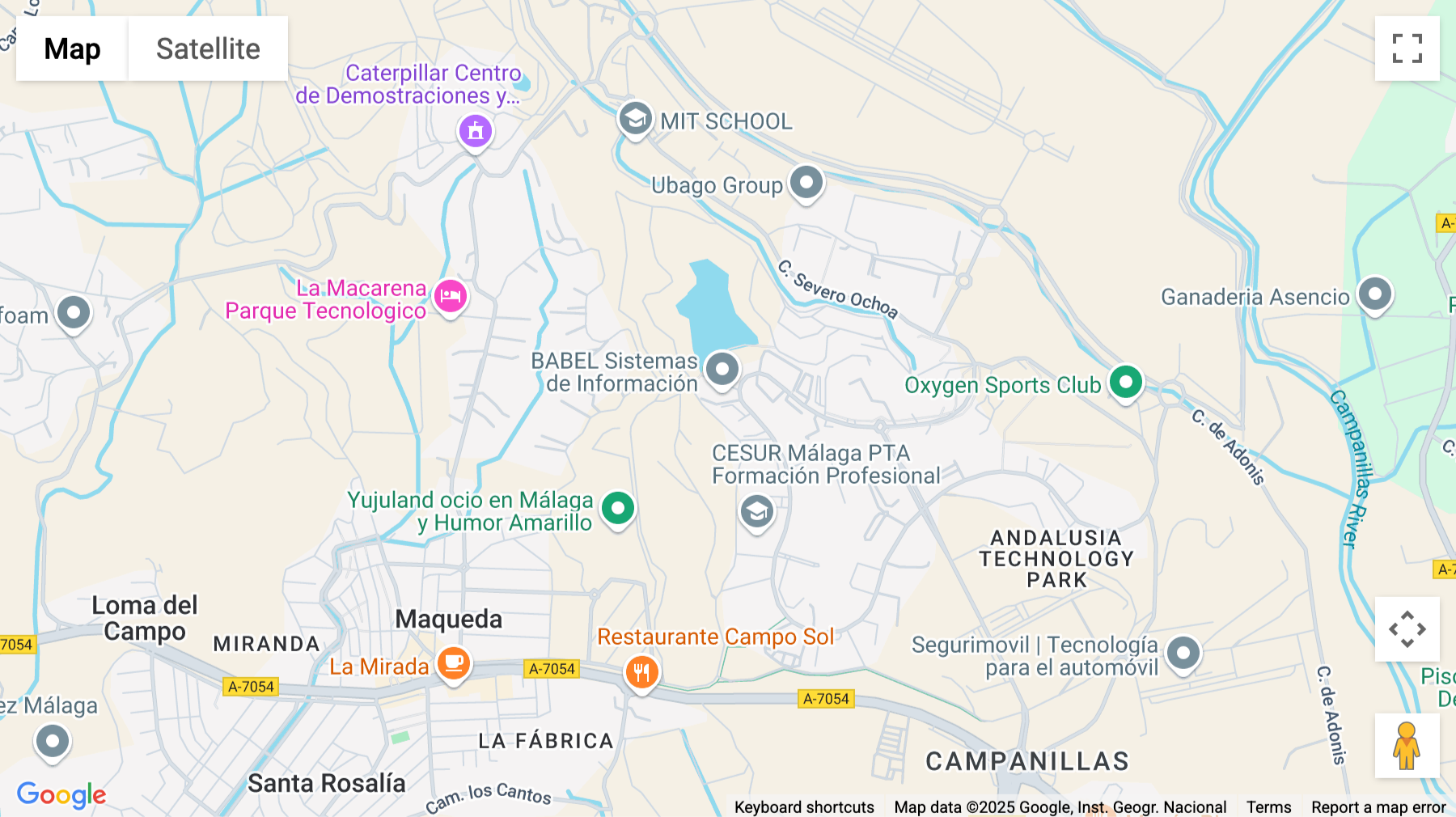 Click for interative map of Calle Severo Ochoa 41, Málaga