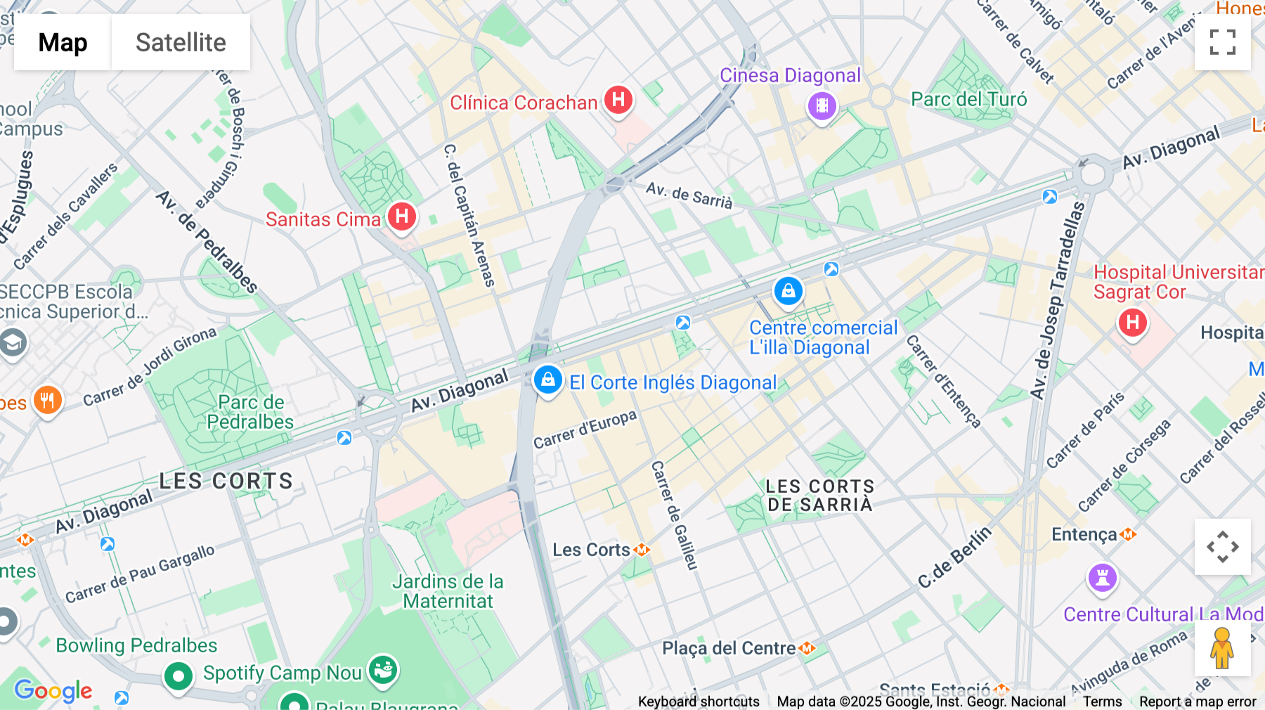 Click for interative map of Avenida Diagonal 601, Planta 8, Networkia Diagonal, Barcelona