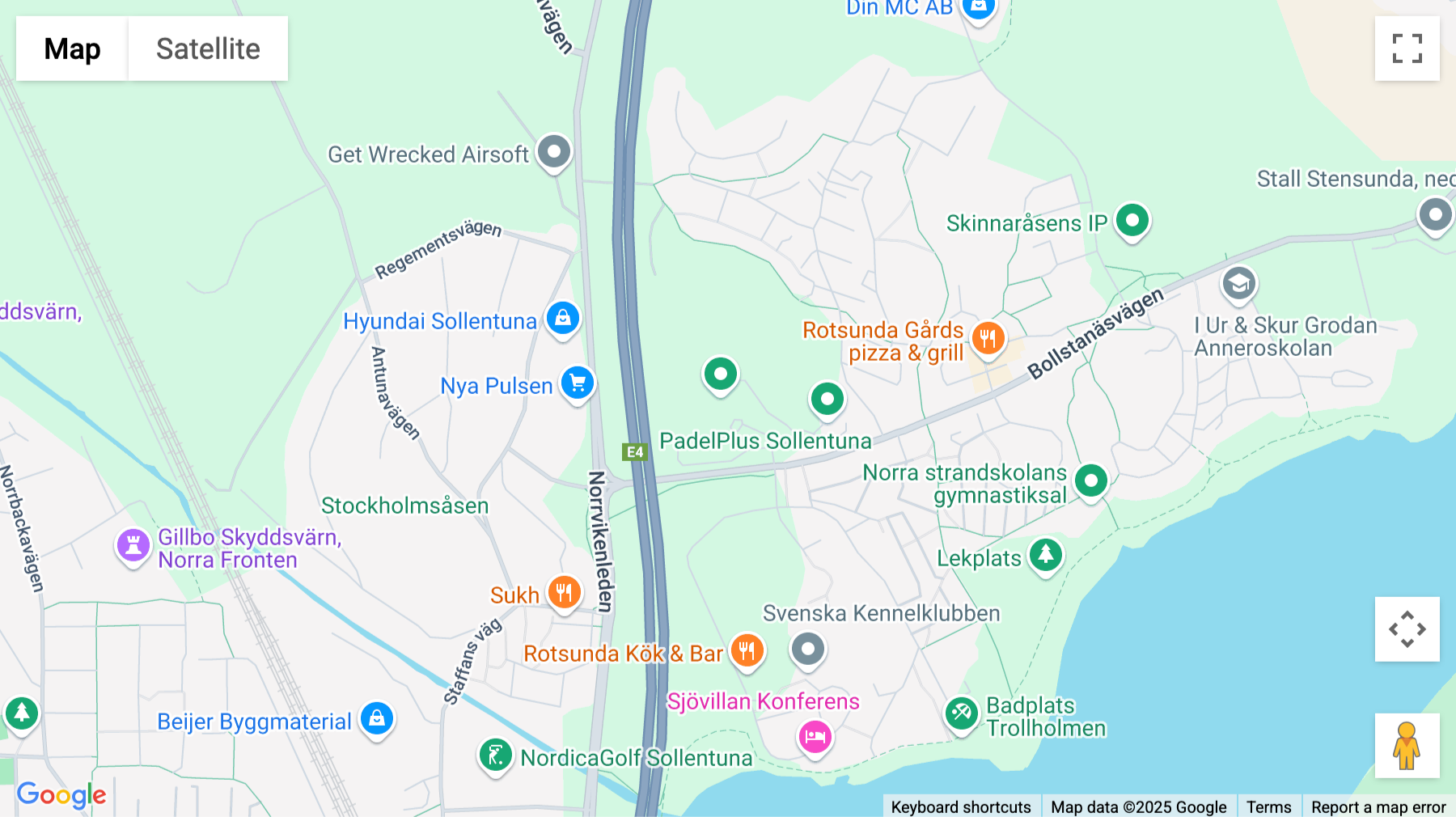 Click for interative map of Bollstanäsvägen 3, Stockholm