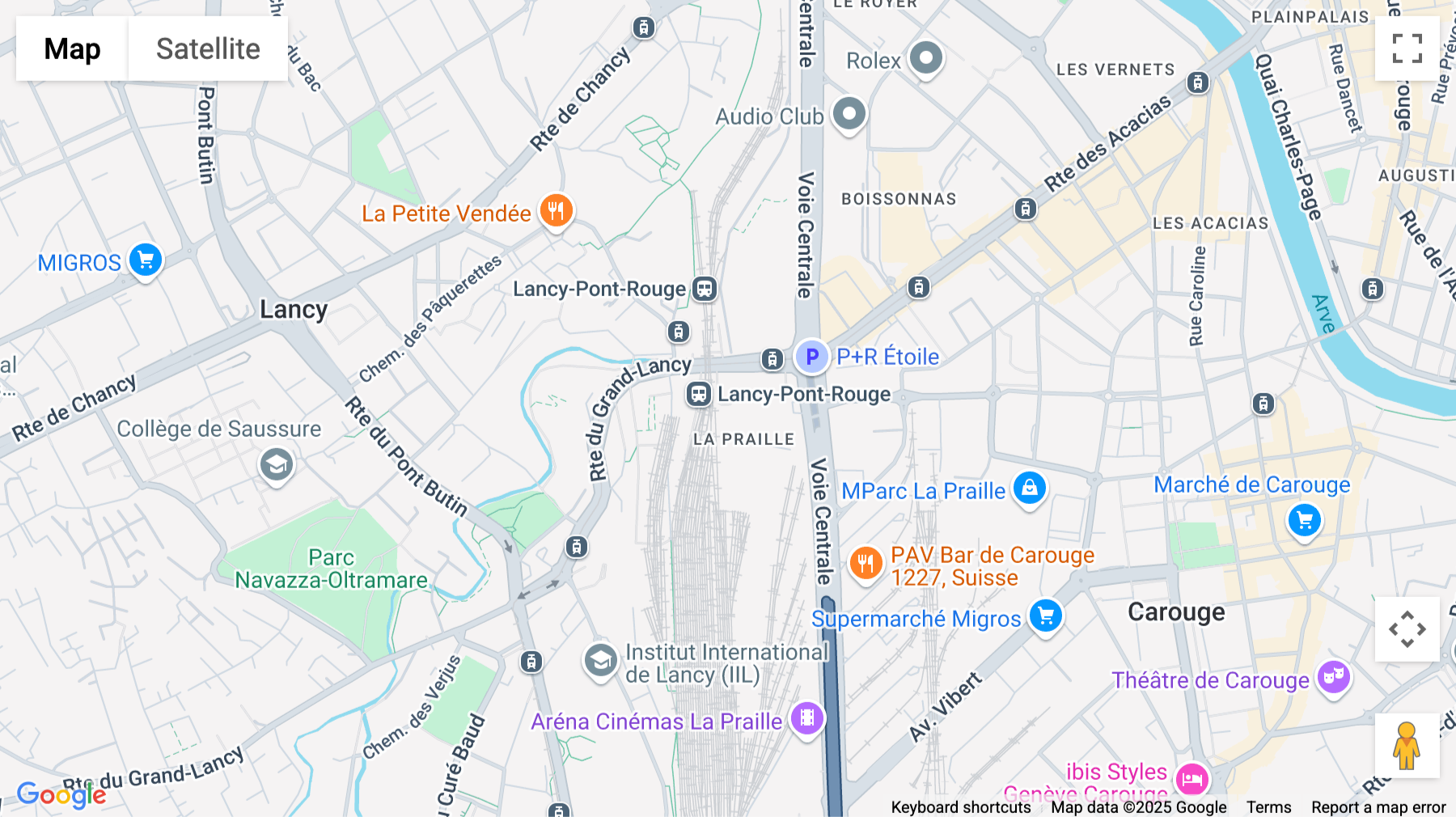 Click for interative map of Esplanade De Pont-Rouge 9A, Grand-Lancy, Geneva