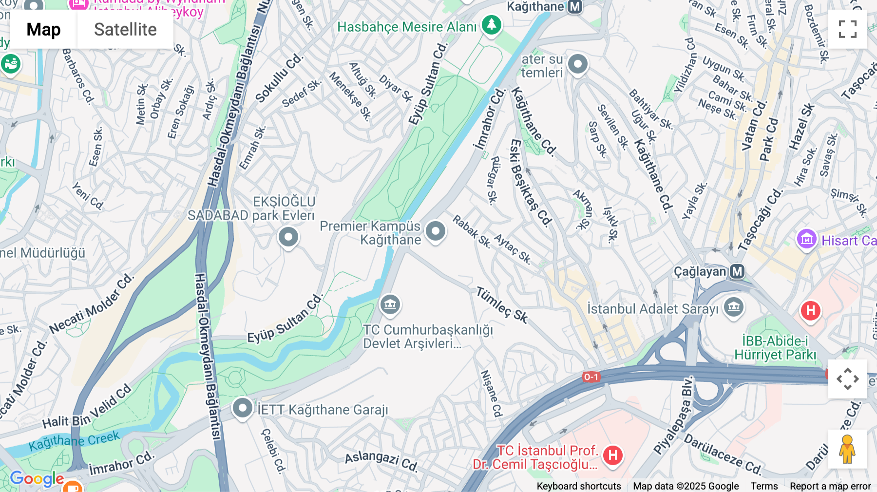 Click for interative map of Gürsel, Premier Kampüs Ofis, Imrahor Caddesi No: 29, Kâgithane, Istanbul
