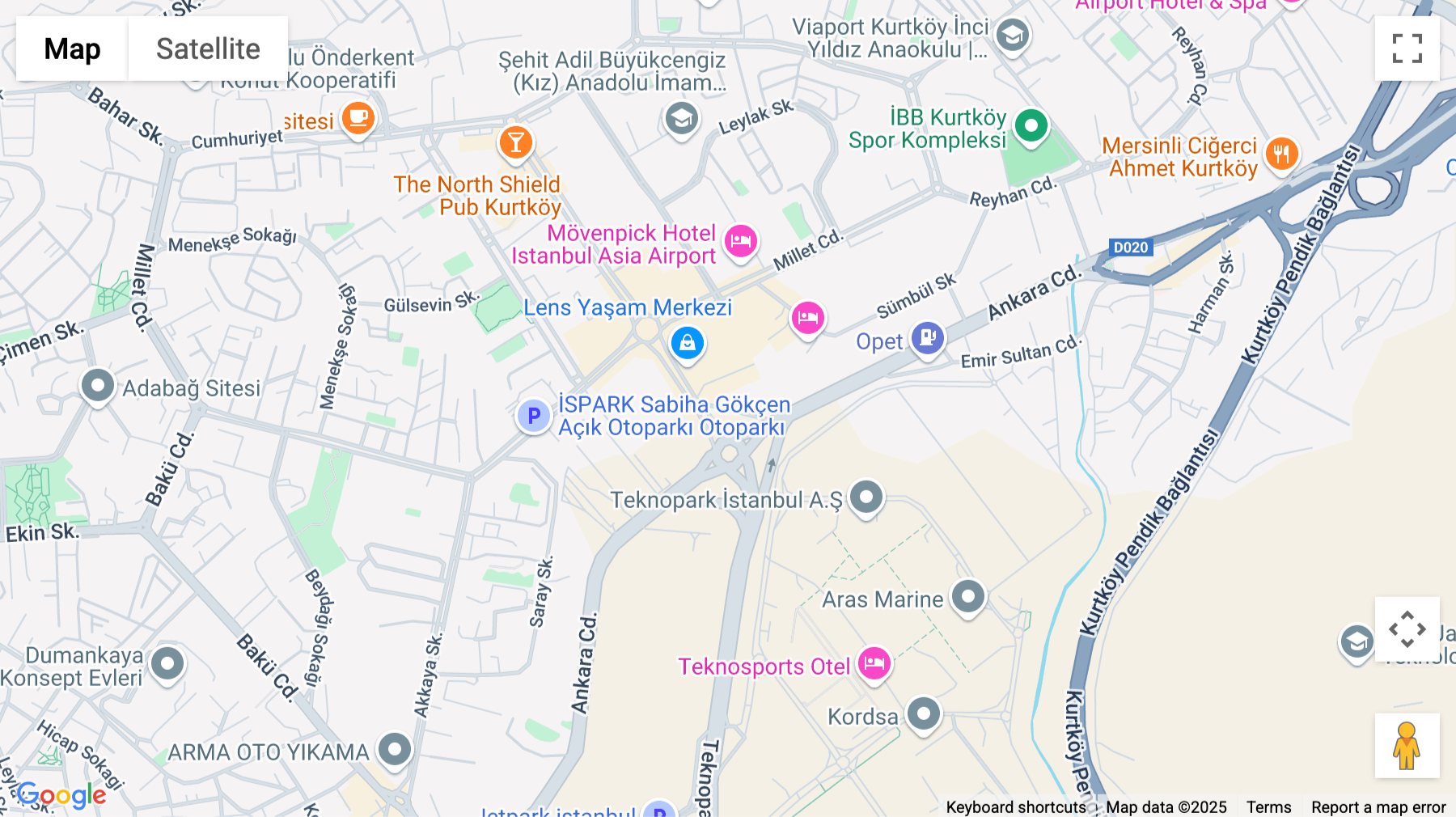Click for interative map of Ankara Caddesi, No: 403-1, 1, Yenişehir, Istanbul