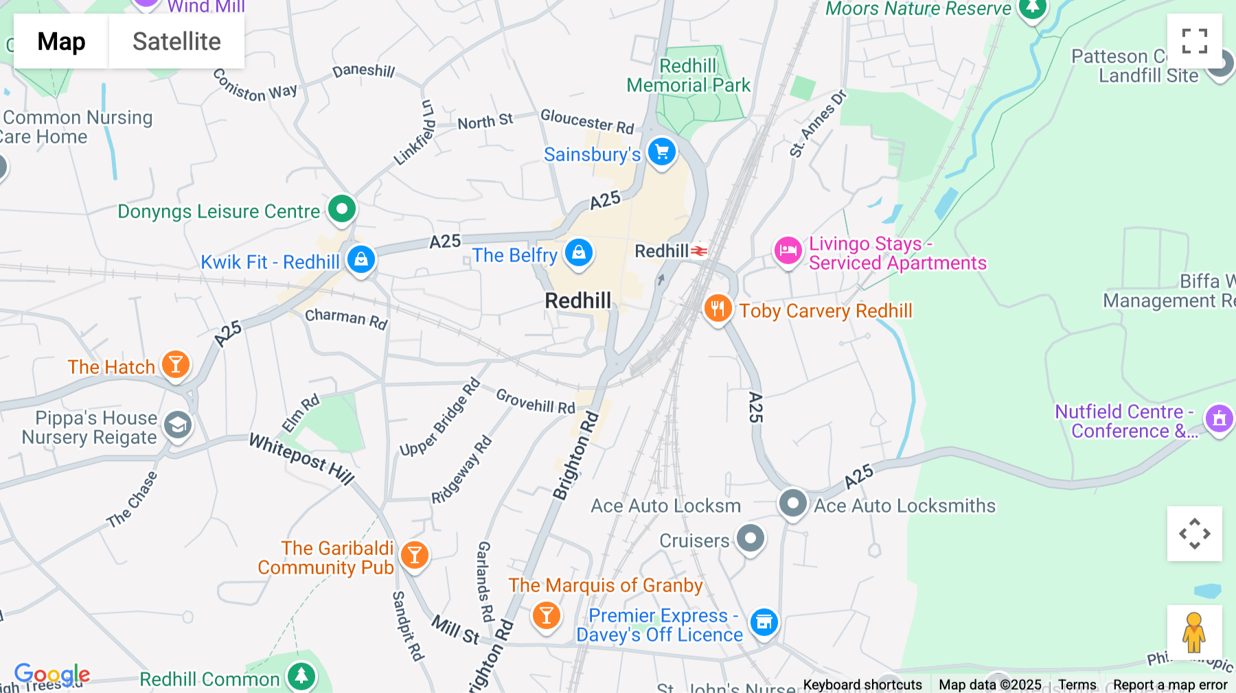 Click for interative map of 62 High Street, Kingsgate, Redhill