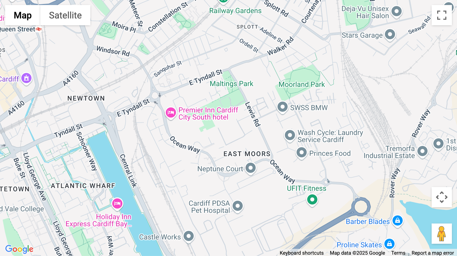 Click for interative map of Bute House, Cardiff Bay Business Centre, Cardiff