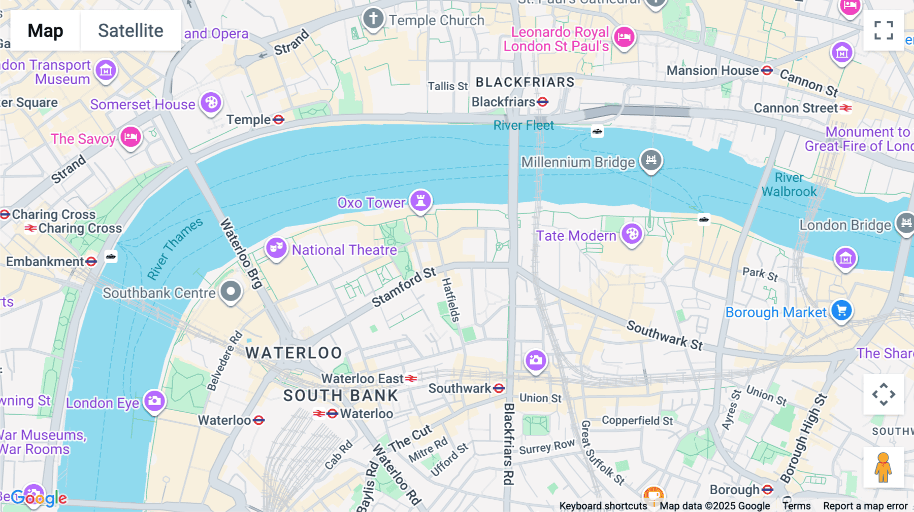 Click for interative map of 30 Stamford Street, South Bank Central, London