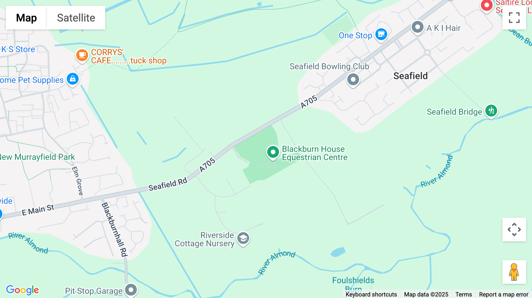 Click for interative map of Blackburn House, Redhouse Road, Seafield, West Calder
