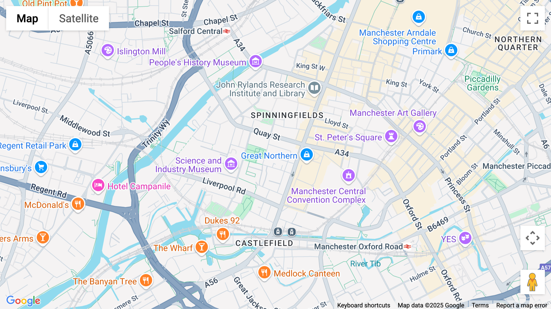 Click for interative map of 22 St John Street, Manchester