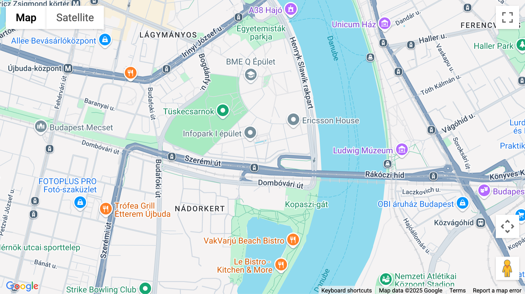 Click for interative map of Neumann János Utca 1/B, Infopark, Budapest
