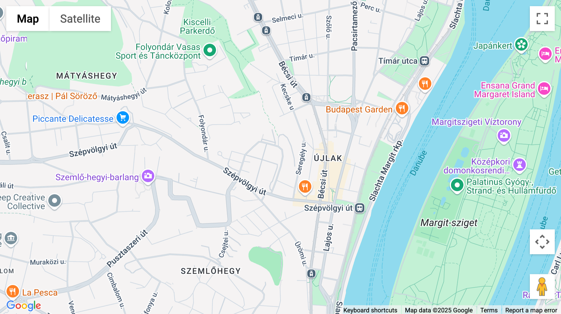 Click for interative map of Montevideó Utca 9, Budapest