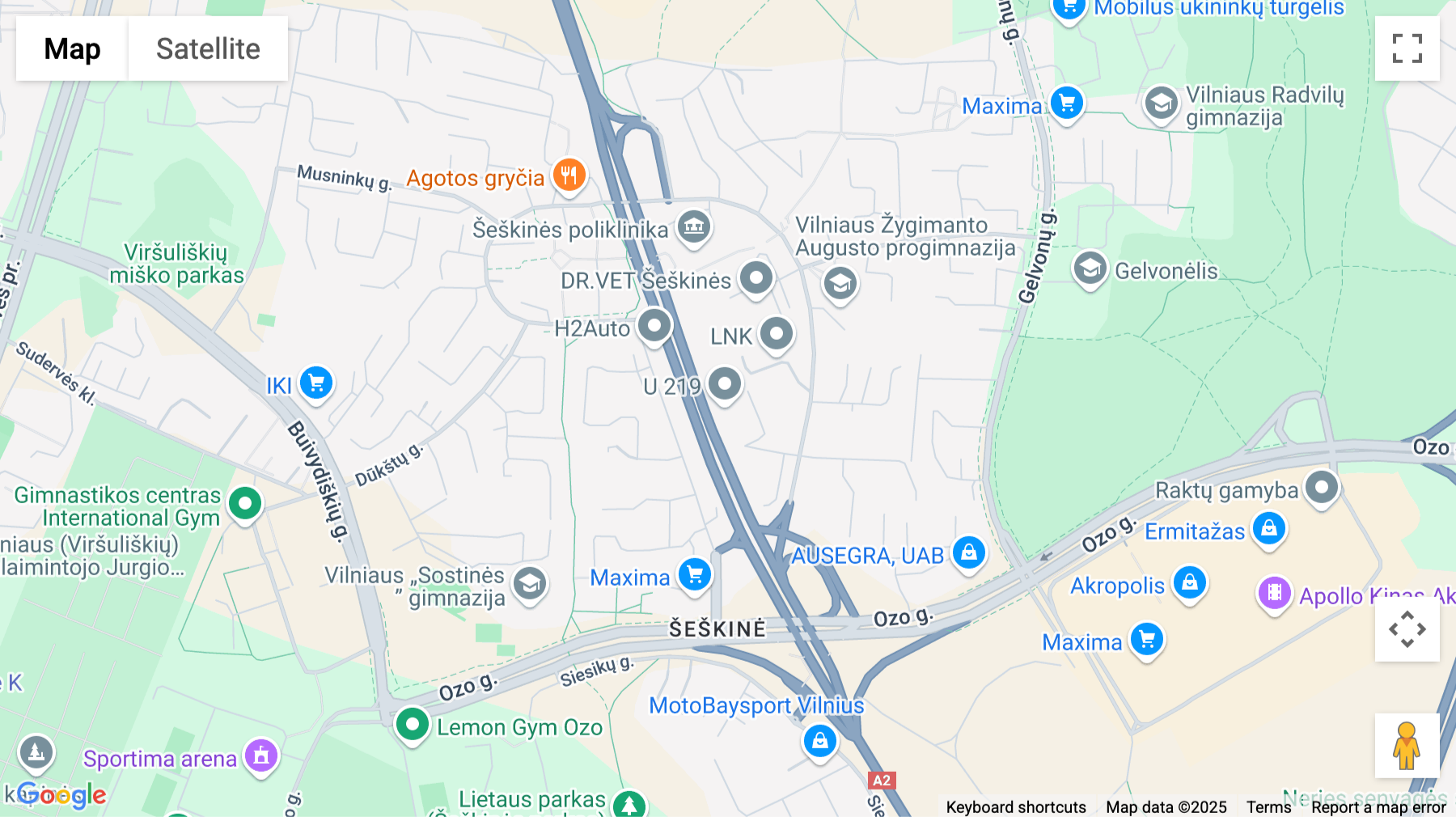 Click for interative map of Ukmergės Gatvė 219, Vilnius