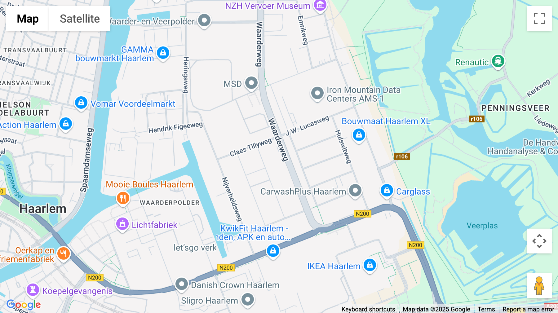 Click for interative map of Waarderweg 33, Haarlem
