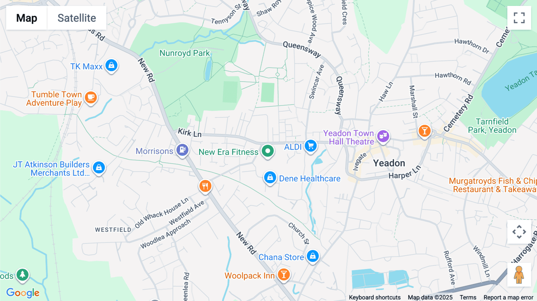 Click for interative map of Office 5 & 7, Kirkfields Business Centre, Kirk lane, Yeadon, Leeds