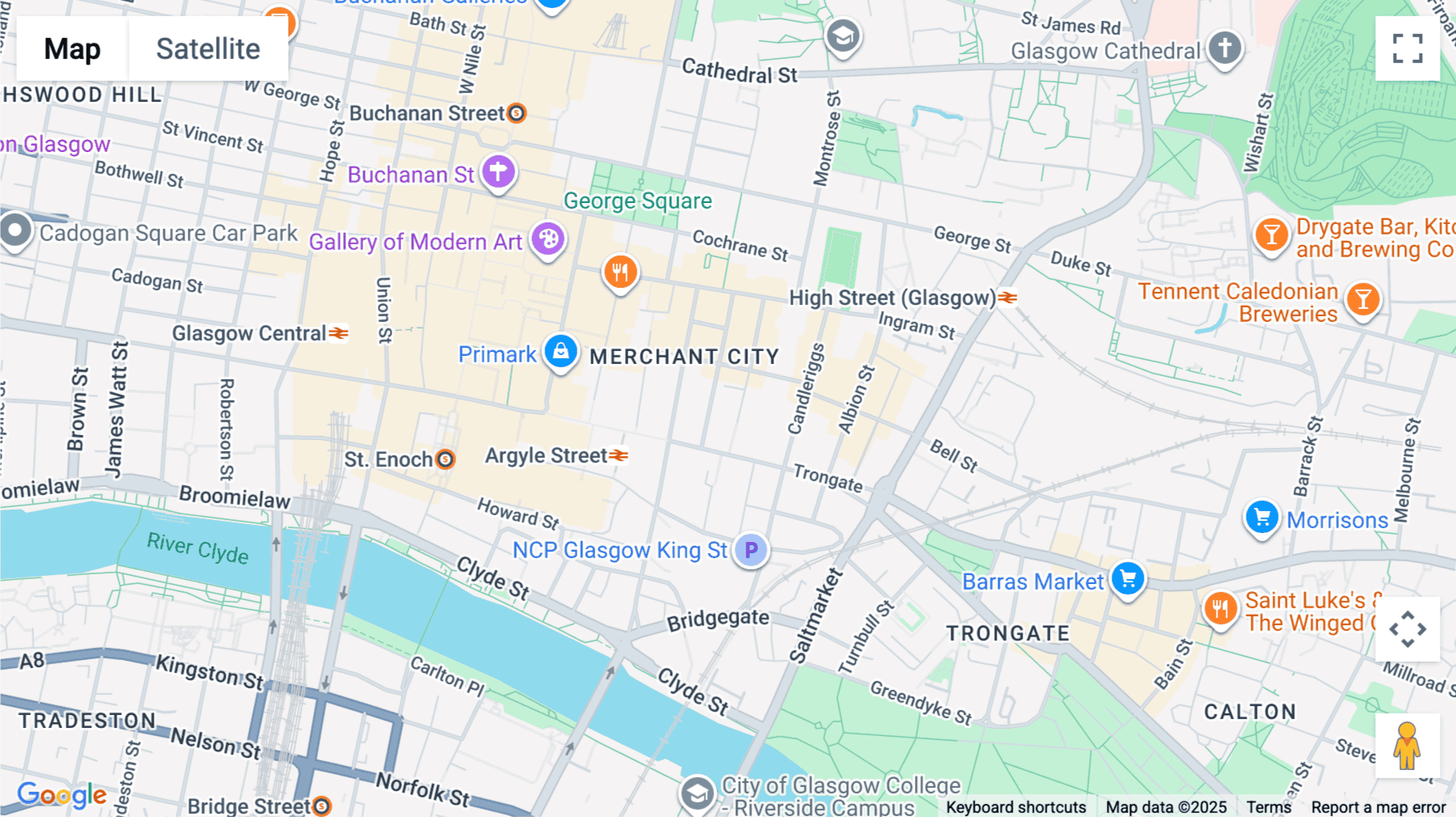 Click for interative map of 15 Candleriggs Square, Glasgow