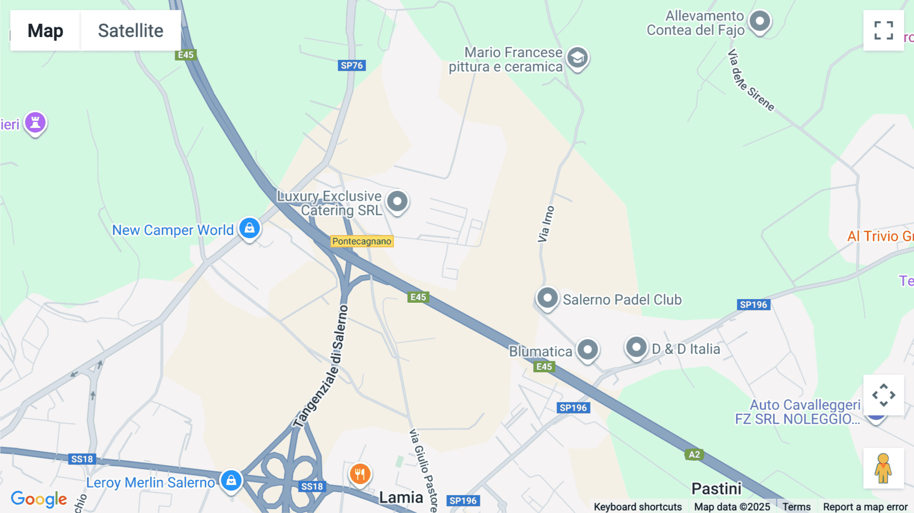 Click for interative map of Via Giulio Pastore n.24, Salerno