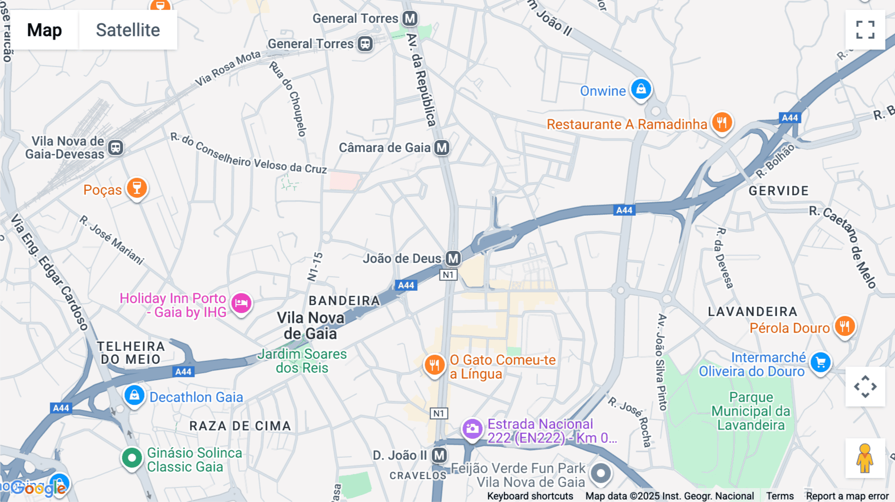Click for interative map of Av. da República 1363, Vila Nova de Gaia