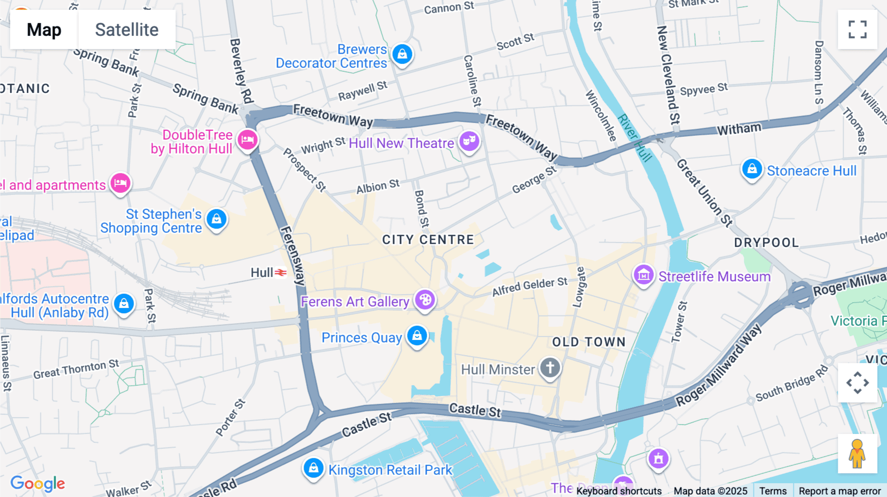Click for interative map of Norwich House, Dock Street, Hull