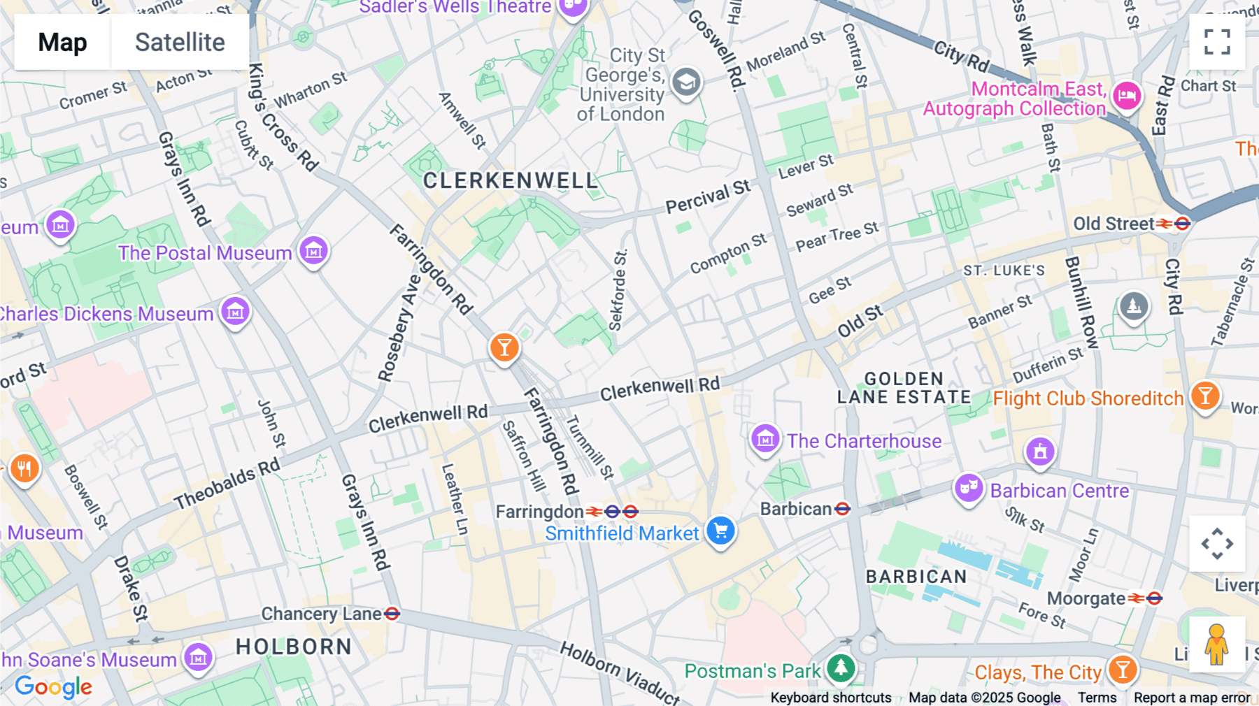 Click for interative map of 17 Aylesbury Street, London