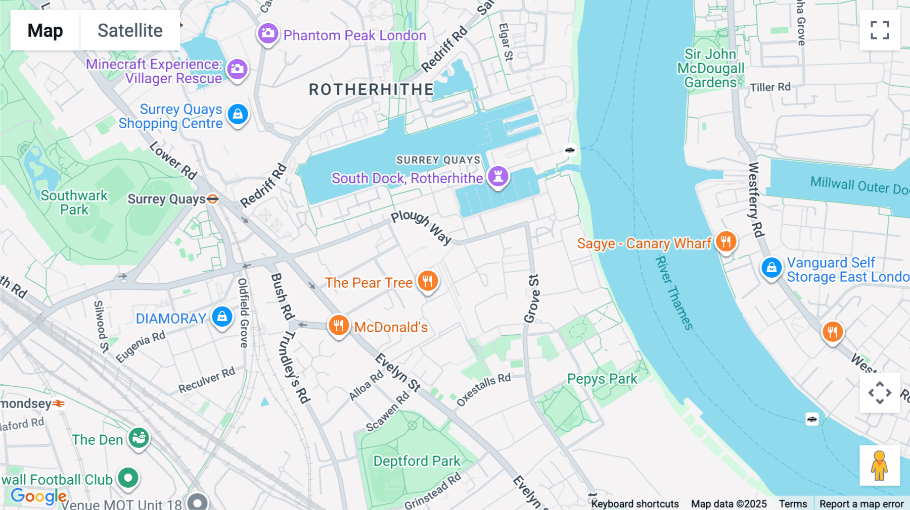 Click for interative map of Cadmus Court, Ground Floor, Block C, Marine Wharf, London